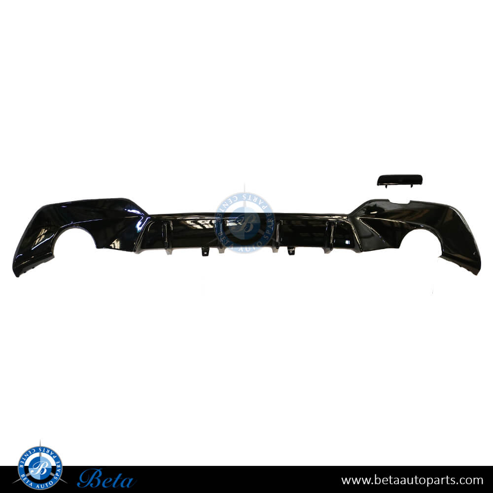 Rear Diffuser M-Performance Speed look for M-Tek Gloss Black color for BMW 3 Series G20 2019-Up models, Part Number 51192339218 Rear Diffuser M-Performance Speed look for M-Tek Gloss Black color for BMW 3 Series G20 2019-Up models, Part Number 51192339218